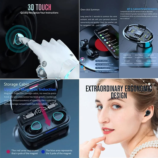 Wireless Bluetooth Earbuds with Noise Reduction & Usable Powerbank @ βΉ399 Only
