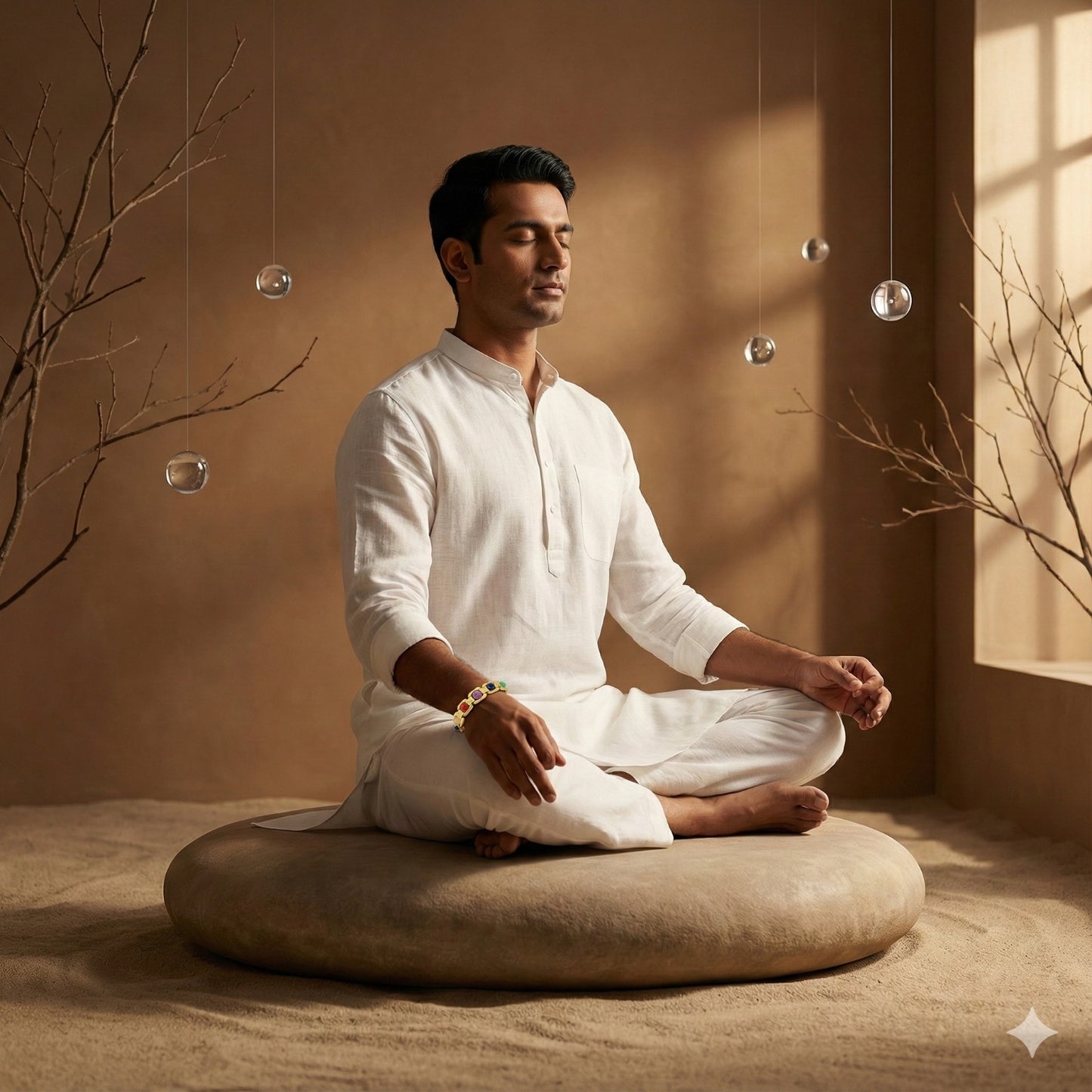 7 Chakra Rudraksha Healing Bracelet