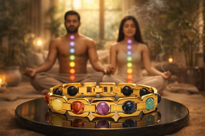 7 Chakra Rudraksha Healing Bracelet