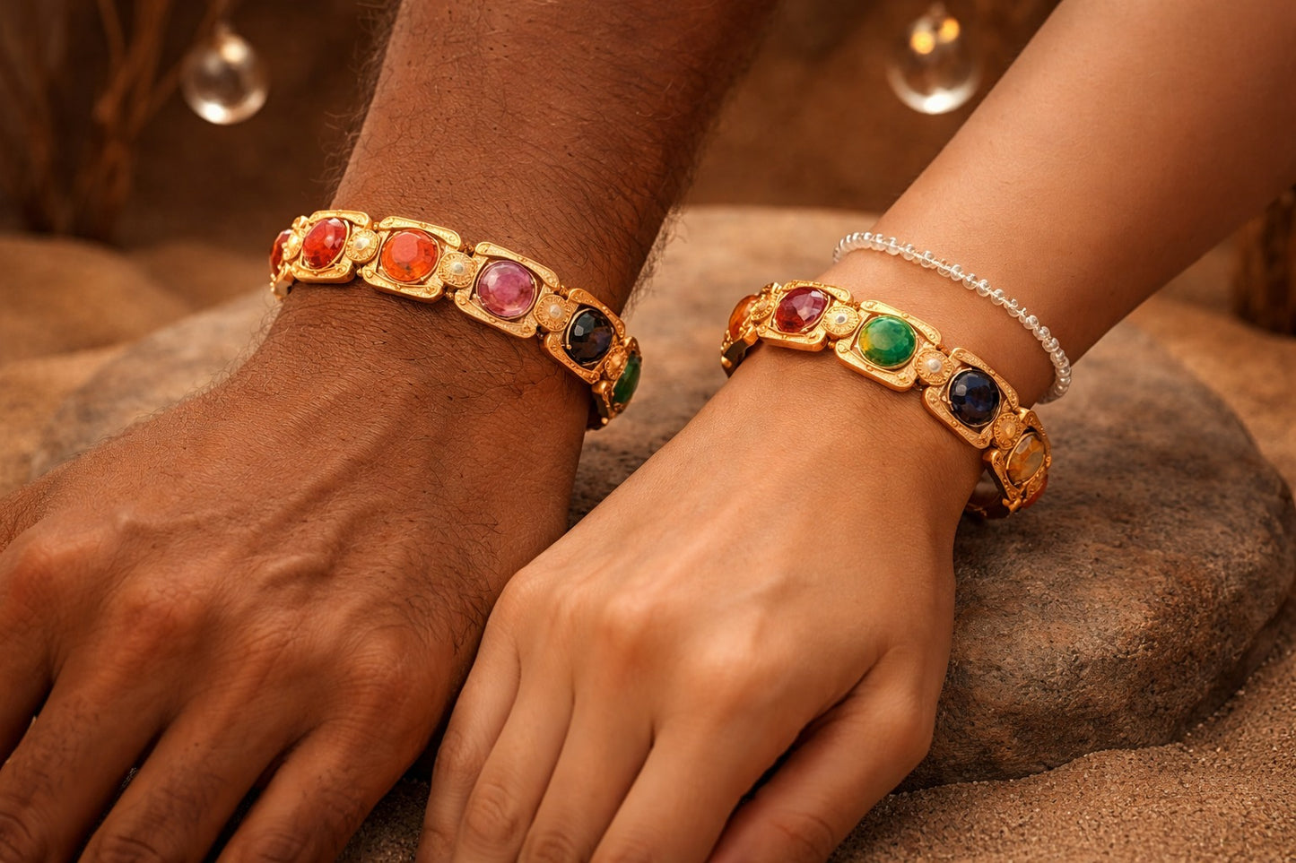 7 Chakra Rudraksha Healing Bracelet