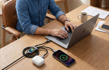 3-in-1 Nylon Braided Charging Cable 3A