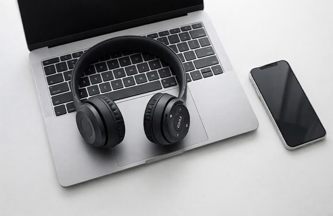 P47 Dual-Mode Wireless & Wired Over-Ear Headphones with Mic